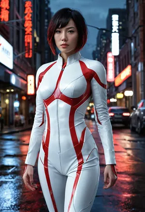 Heartline, an original Next Level Superheroes character